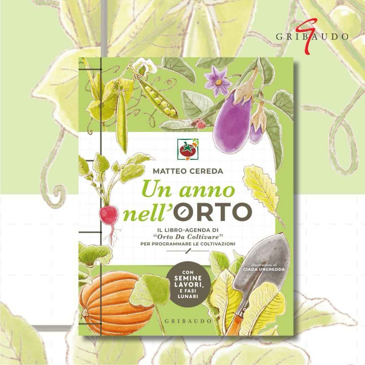 copertina del libro agenda un anno nell'orto